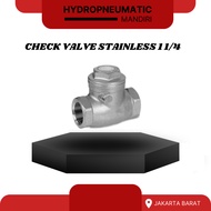 Check STAINLESS VALVE 1 1/4