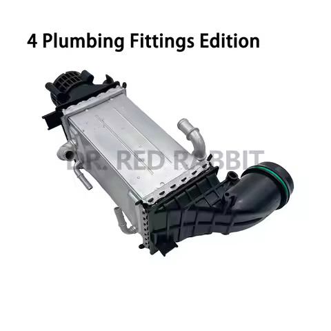 For 04E145785R 04E145785E 04E145785P Booster Air Cooler for VW Golf R Passat Jetta Tiguan T-Corss T-