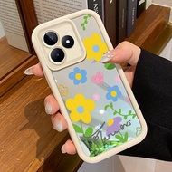 Casing Hp Realme C53 C55 C51 Realme Narzo N53 Narzo N55 Note 50 Note 60 Note 60X Case Casing Flower 