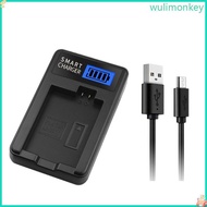 WU LCD USB  Charger LP-E5 LC E5 For  Rebel XS Rebel T1i Rebel XSi