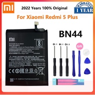 100% Original Xiao Mi BN44 4000MAh แบตเตอรี่สำหรับ Xiaomi Redmi 5 Plus สีแดง Mi 5 Plus โทรศัพท์คุณภา