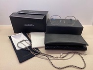 Chanel 平光眼鏡 眼鏡盒 眼鏡布袋 眼鏡鏈 Full 有單有盒 未使用品 罕見難求