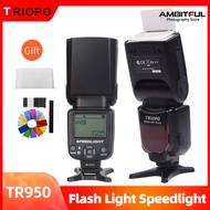 Triopo TR-950 Flash Light Speedlight Speedlite Universal for Fujifilm Olympus Nikon Canon 650D 550D