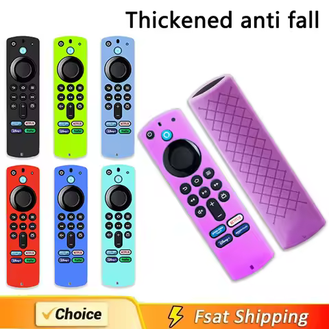 Silicone protective case For Amazon L5B83G Fire TV Stick 4K MAX/4K remote control drop proof dust an