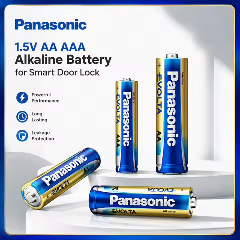 Panasonic 1.5V AA AAA Smart Door Lock Alkaline Battery LR6 LR03 4-40PCS 10 Year Shelf Life Leak Proo