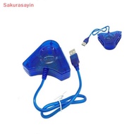 {Sakurasayin} USB Dual Player Converter Adapter Cable For PS2 USB Game Controller new
