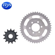 520-13T 43T For Benelli TNT250 BJ250 Motorcycle Carburized Steel Front And Rear Sprocket Set