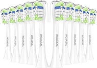 Replacement Toothbrush Brush Heads Compatible with Philips Sonicare Electric Toothbrushes, for Snap-On System, Precision Cleaning Head, 10 Pack, White