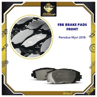 FBK Disc Brake Pad Front - Perodua Myvi 2018-