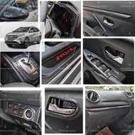 perodua aruz carbon fiber Interior decoration accessories gear panel /window/door handle/fuel cap/ side mirror/door step