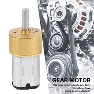 DC 6V 60 RPM/100 RPM/300 RPM/600 RPM Gear Motor  Low Speed/Low Noise Metal Dustproof for DIY Toy Car