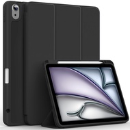 Apple iPad Air 6 2021 iPad 9 2025 pro 11 Inch with Pen Slot Silicone Case Three Fold Mini 7 Anti Fal