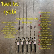 【ORIGINAL】SET PANCNG RYOBI BC CASTING (1SET WARNA EMAS & HITAM)