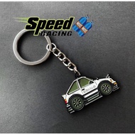 Initial D Metal Keychain 3D JDM Kering Racing Car Handbag Charm AE86 Model Speed Racing Car Accessor