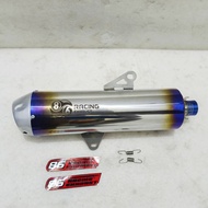 Standard racing matic silencer inlet 38/50 cool bass sound Original 86 Racing exhaust