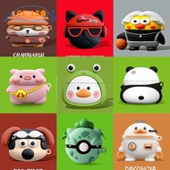 For EDIFIER W260NC Case Cartoon Silicone Soft Case Cute Panda Shiba Inu EDIFIER W260NC Shockproof Sh