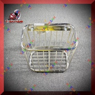 Rổ inox mini cho xe wave nhỏwave lớn MS02