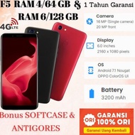 HP OPPO F5 ram 6+128GB 4G LTE Smartphone GARANSI 1 TAHUN