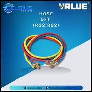 VALUE Aircond Refrigerant Charging Hose (R22/R32) 5ft/60" (PCS)