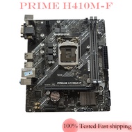 H410 64G USB2.0 VGA Mainboard For ASUS PRIME H410M-F Motherboard Micro-ATX LGA1200 DDR4 Tested