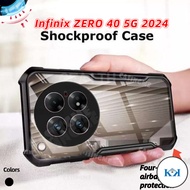 KK Infinix Zero 40 5G 2024 Airbag Clear Phone Casing For Infinix ZERO 40 Zero40 40Zero infinixZero40