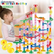 HOMEDECOR DIY Construction Marble Run Race Track Building Blocks Kids 3D Maze Ball Roll Toys Childre