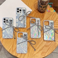 GC177 SOFTCASE CASE CLARITY SWIRL STRAP SILVER RIBBON FOR OPPO A1K A3S A5 A5S A7 A8 A9 A15 A16 A16K 