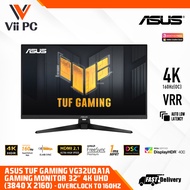 ASUS TUF Gaming VG32UQA1A Gaming Monitor –32 inch (31.5 inch viewable) 4K (3840 x 2160), Overclock to 160Hz (above 144Hz), ELMB Sync, Freesync Premium™, 1ms (MPRT), Variable Overdrive, 120% sRGB, DisplayHDR™ 400