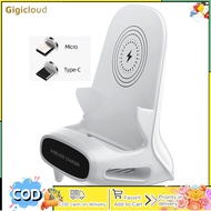 Mini Chair Wireless Fast Charger Phone Stand Holder Bracket Multifunctional Fast Charging Station With Speaker Holes