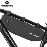Rockbros Bicycle Bag Top Tube Front Frame Bag Cycling Waterproof MTB Road Bike Triangle Pannier Dirt Resistant Bike Accessories