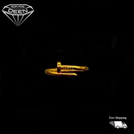 SMS DEEN C'rtier Paku Ring, ±4.1-4.4GM - Gold 916 Emas - Cincin C'rtier