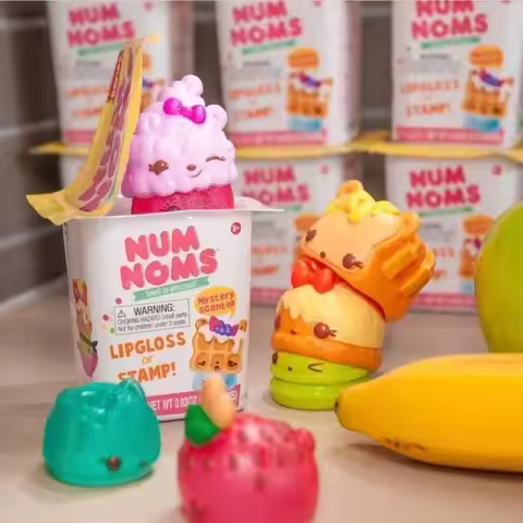 Blind Box Toys Num Noms Makeup Lip Gloss Smell Snackables Fragrance Dolls Cute Slime Mystery Collect