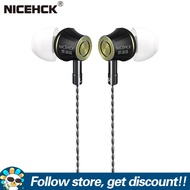 NiceHCK YD520 Earphone HIFI Tuning Balanced Vocal Earbuds 10mm PET Dynamic Driver Music IEM Headphones 3.5mm Sprots Running Gaming Wired Headsets Aluminum Alloy ABS Shell In Ear Earphones For Smartphones Players Tablets Laptops Computers