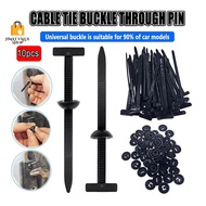 Universal Nylon Cable Tie Buckle Set (10pcs) / Set Gesper Ikat Kabel Nilon Universal (10 keping)