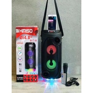 KIMISO QS-453 Private Model Speaker Double 4.5 Inch Karaoke Party Dj Speaker With Led Light
