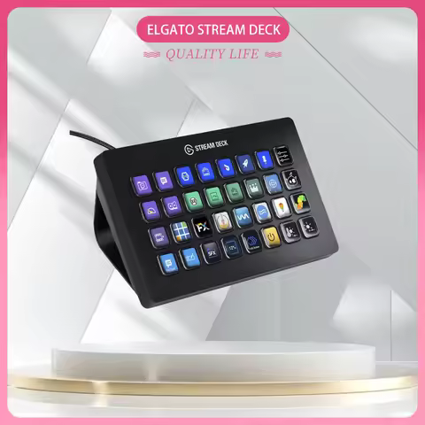 New Elgato Stream Deck XL–Advanced Studio Controller 32 macro keys trigger actions in apps and softw