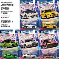 Hot WHEELS Premium Puka 90s Street View Nissan Mitsubishi Honda Civic Toyota Alloy Small Car Model G