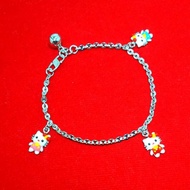 Baby or children's bracelet 925 silver bracelet 925 silver jewelry white gold plated