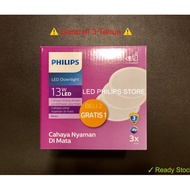 Philips Led Downlight Multipack Meson 13 Watt White 6500k 13 W 13watt Sku 10319