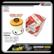 TOYOTA DIESEL FUEL FILTER (23390-OL070) - TOYOTA HILUX REVO GUN120/ GUN125/ GUN126/ FOURTUNER GUN155