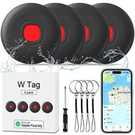 Air Tracker 4-Pack: IP68 waterproof Bluetooth tracker, iOS Find My key/wallet location, anti-lost sm