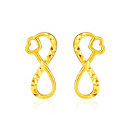 SK Jewellery SK 916 Love to Infinity Gold Earrings