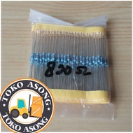 820 ohm Metalfilm Resistor 1% 1/4 Watt Resistor