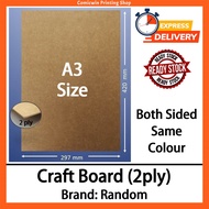 Craft Board A3 Size (Brown) Kraft Cad