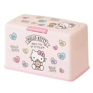  Japan Sanrio - Hello Kitty 日版 口罩 收納盒 儲物盒 內置彈簧 可存放50-60個口罩 成人口罩 小童口罩 凱蒂貓 KT 吉蒂貓