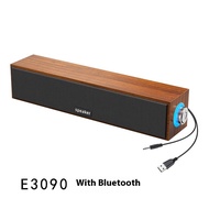 MiaXia Joy ลำโพงคู่สำหรับคอมพิวเตอร์โน้ตบุ๊คลำโพงไม้ USB เสียงคอมพิวเตอร์มัลติมีเดีย E1090มีสายรุ่นบ