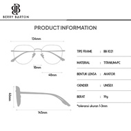 Kacamata Pria | Kacamata Minus Frame Aviator Titanium Pria/Wanita