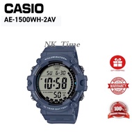 Casio Watch AE-1500WH-2AV Men Youth Digital Sports Big Case AE-1500WH-2A AE-1500WH-2 AE-1500WH AE150