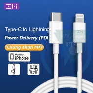 [AL870]Cáp sạc nhanh PD chuẩn MFI type C to Lightning ZMI AL870-Cáp sạc Type-C to Lightning Xiaomi Z