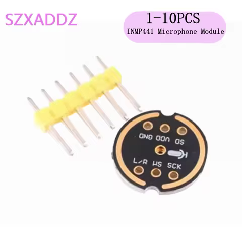 1-10PCS MH-ET LIVE INMP441 I2S Digital Microphone Module Omnidirectional MEMS Mic Low Noise High Pre
